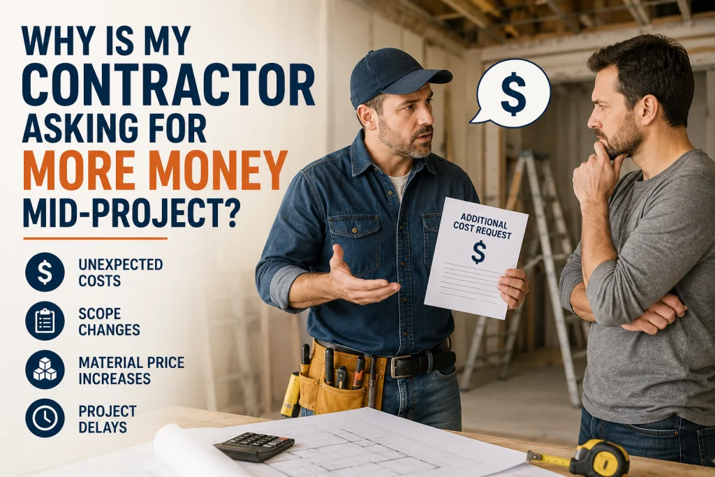 Why Is My Contractor Asking for More Money Mid-Project?