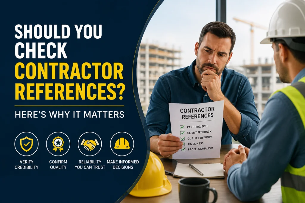 Should You Check Contractor References? Here's Why It Matters